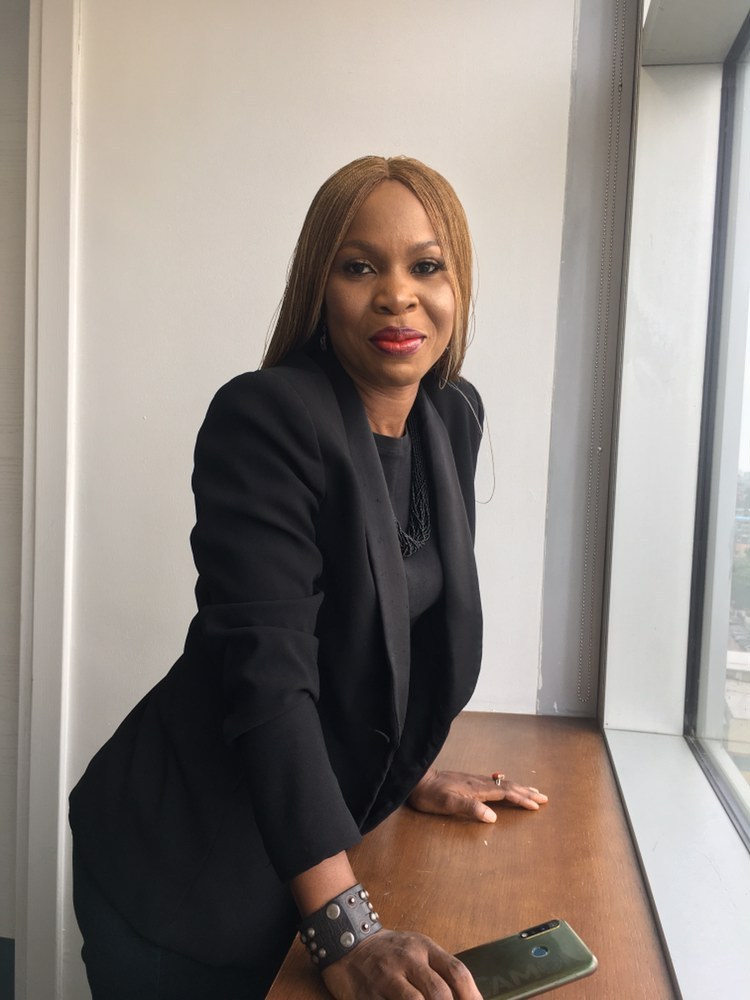 Ommo Clark in a Lagos office, 2021